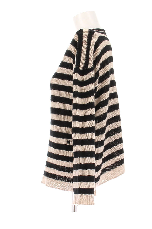 Pull en laine rayé
