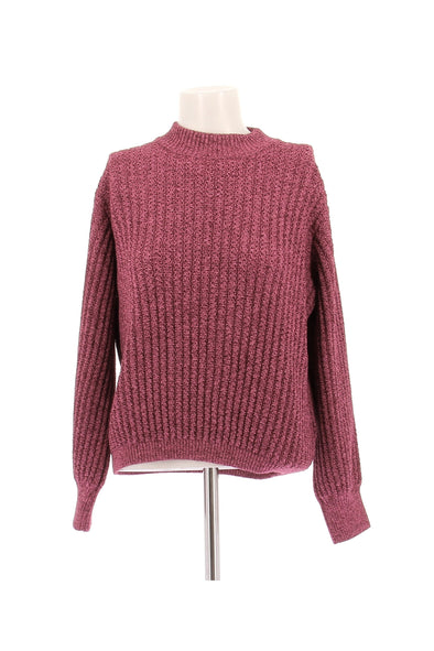 Pull en laine rose