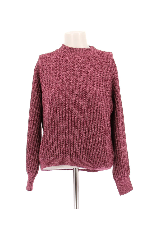 Pull en laine rose