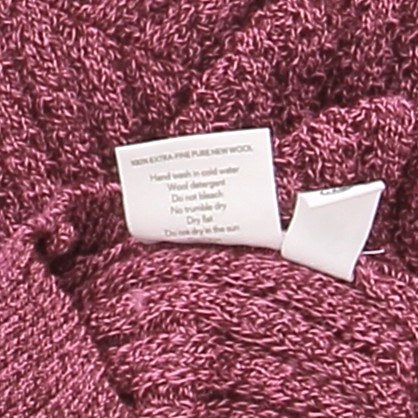 Pull en laine rose
