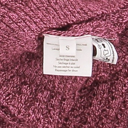 Pull en laine rose