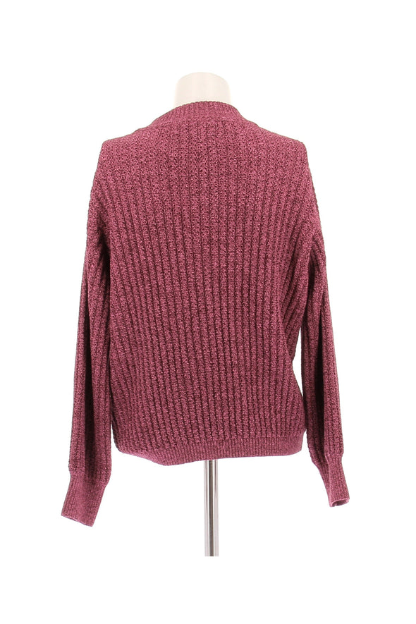 Pull en laine rose