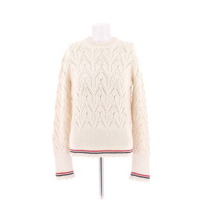 Pull tricoté crème