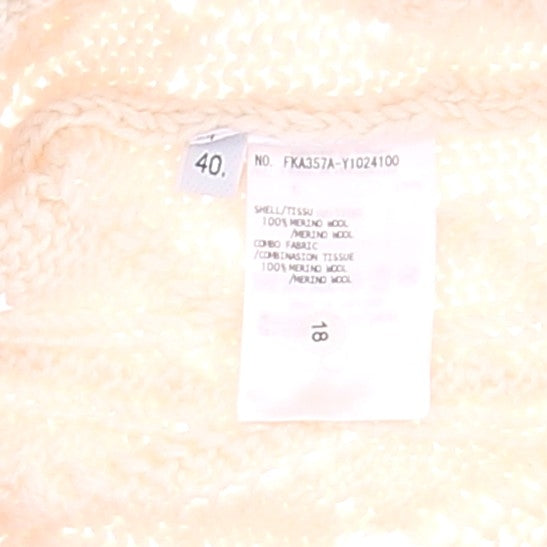 Pull tricoté crème