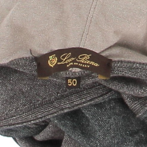 Pull à zip en cachemire et soie