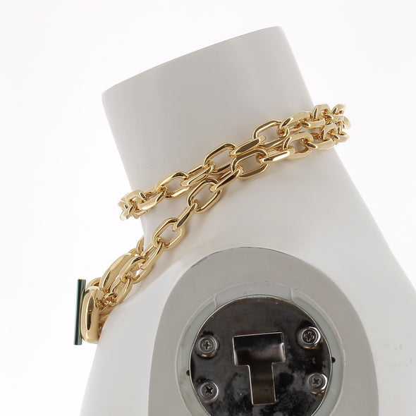 Collier doré "Double XL Link"