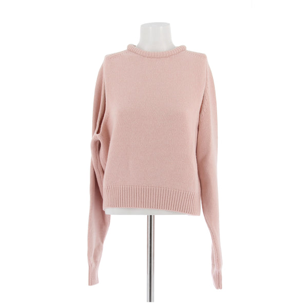 Pull en laine rose