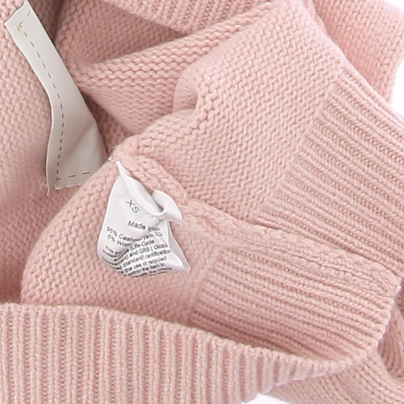 Pull en laine rose
