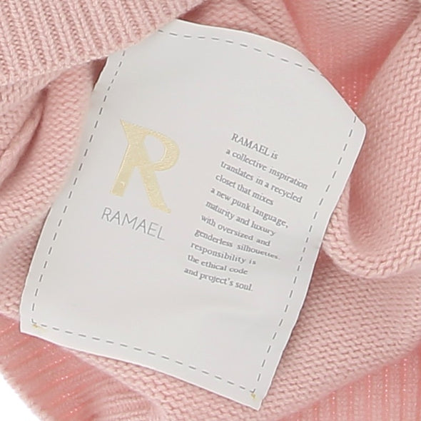 Pull en laine rose