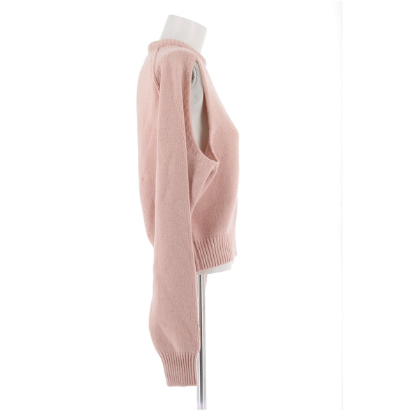 Pull en laine rose