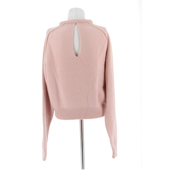 Pull en laine rose