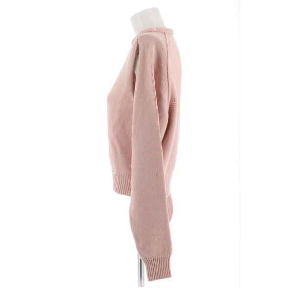 Pull en laine rose