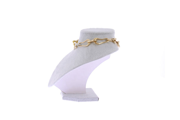 Choker en plaqué or "Squiggle"