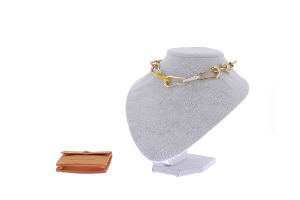 Choker en plaqué or "Squiggle"