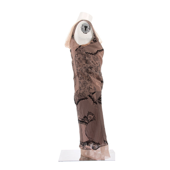 Robe beige vintage