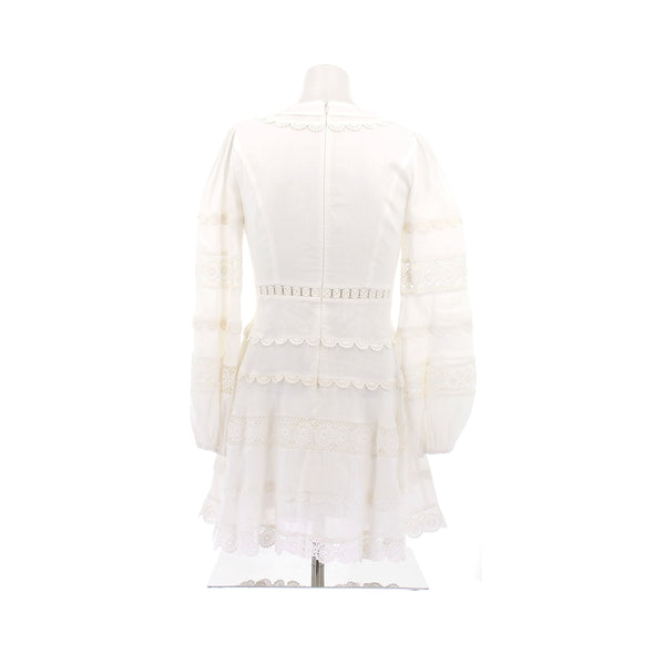 Robe en lin blanche
