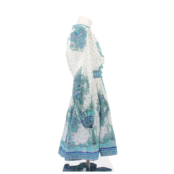 Robe imprimée manches longues