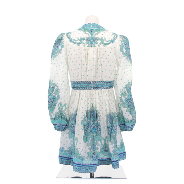 Robe imprimée manches longues