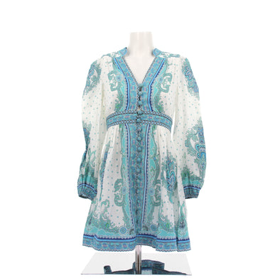 Robe imprimée manches longues