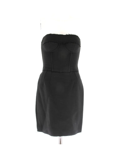 Robe bustier noire