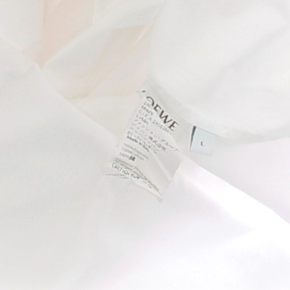 Robe chemise en coton blanc