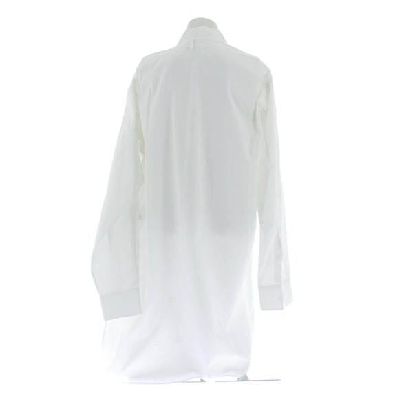 Robe chemise en coton blanc