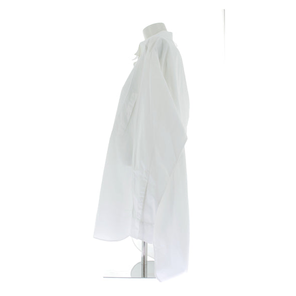 Robe chemise en coton blanc