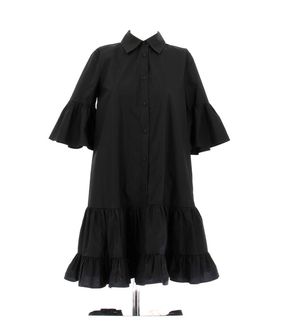 Robe chemise noire