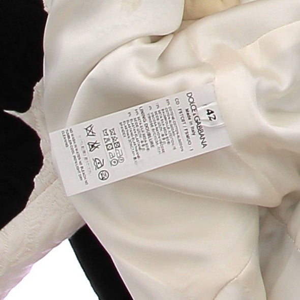 Robe de cocktail noire et blanche