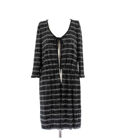 Robe noire à strass