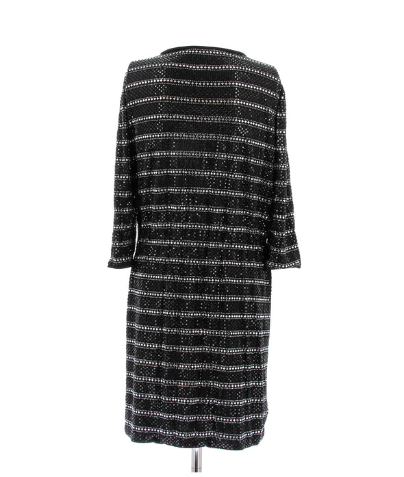 Robe noire à strass