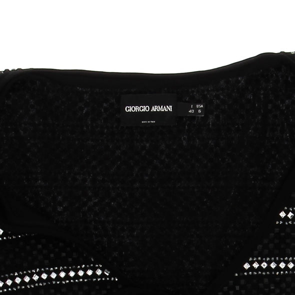 Robe noire à strass