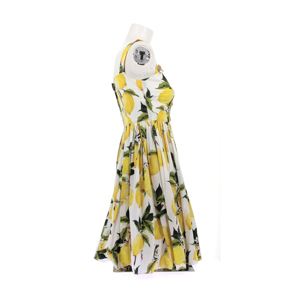 Robe à imprimés citrons