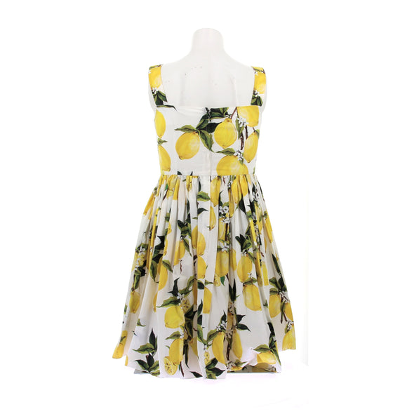 Robe à imprimés citrons