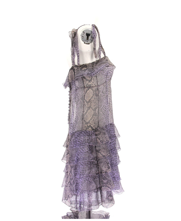 Robe imprimée python