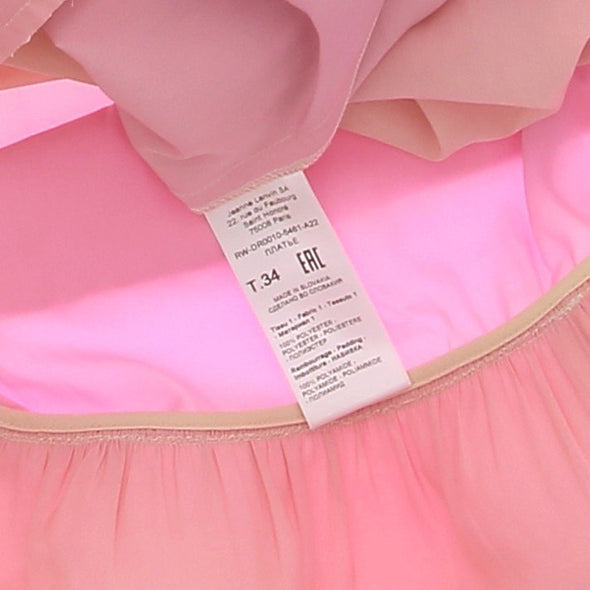 Robe satinée bicolore