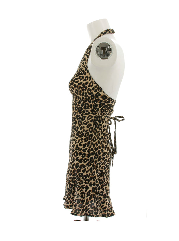 Mini robe léopard