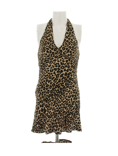 Mini robe léopard