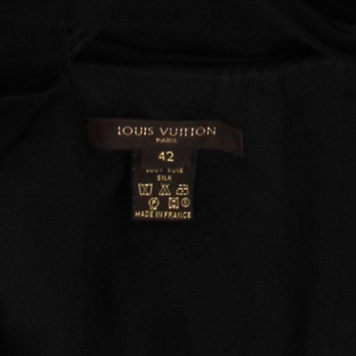 Robe en soie noire