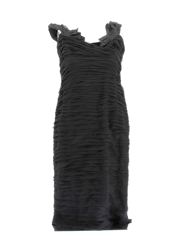 Robe en soie noire
