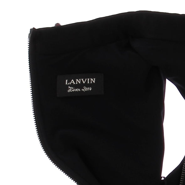 Robe en laine et perles