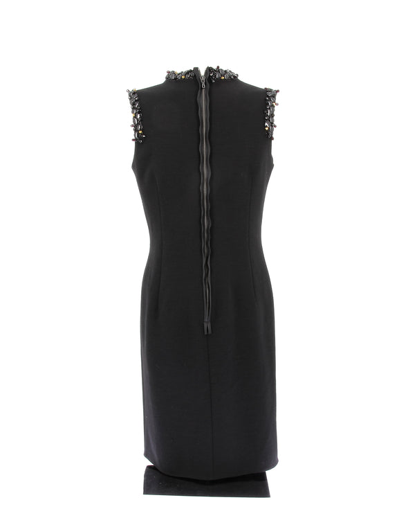 Robe en laine et perles