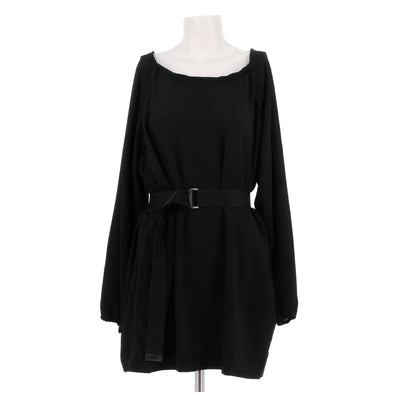 Robe en soie noire