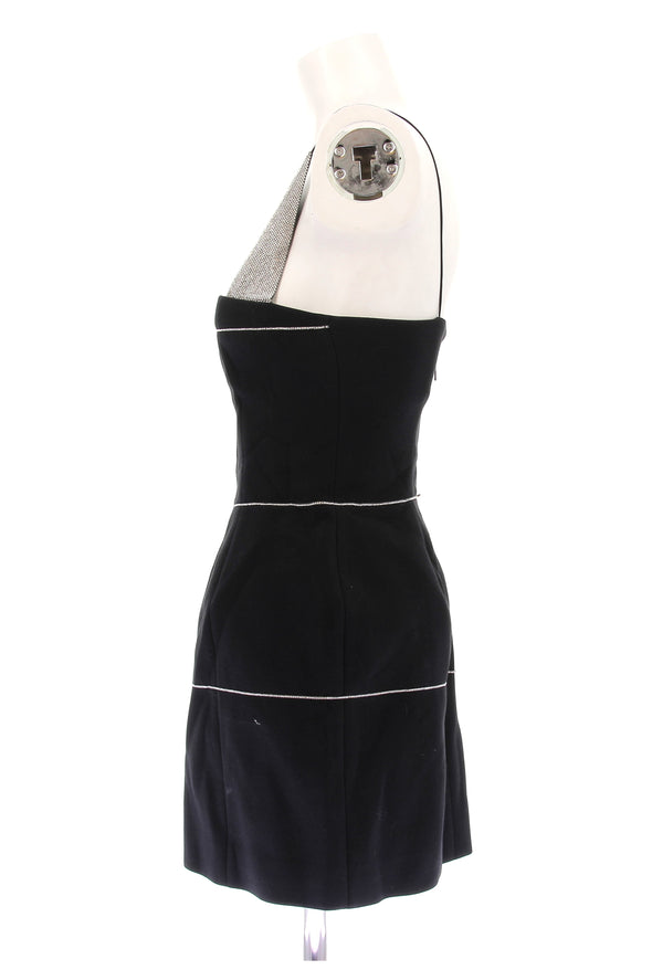 Mini robe "Hourglass" noire