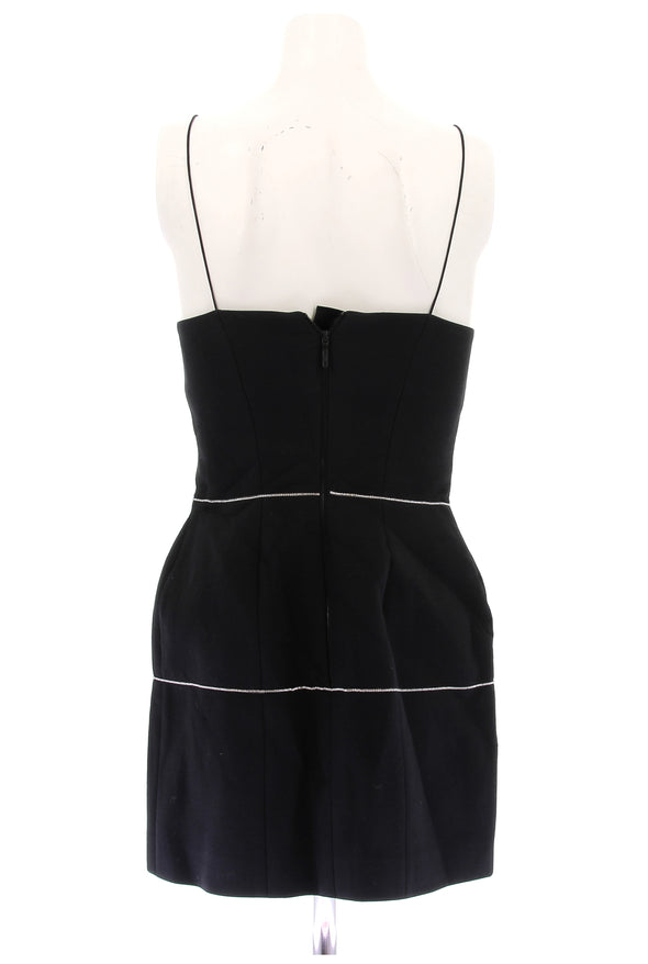Mini robe "Hourglass" noire