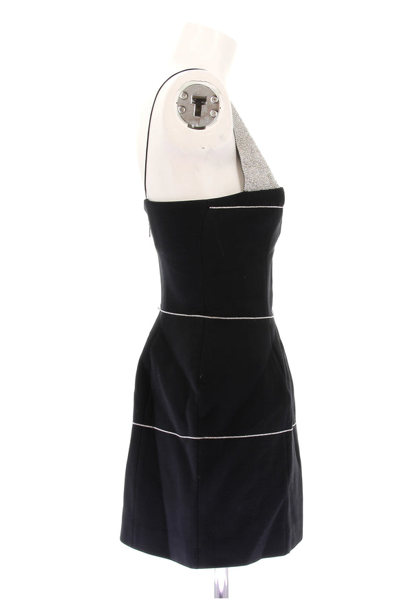 Mini robe "Hourglass" noire