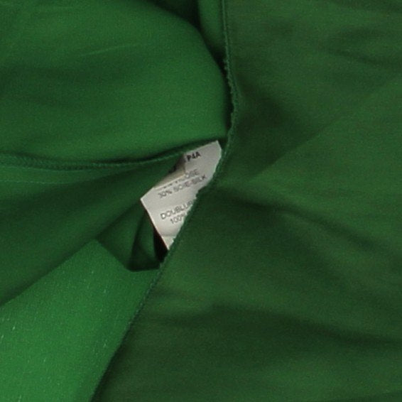 Robe en soie verte