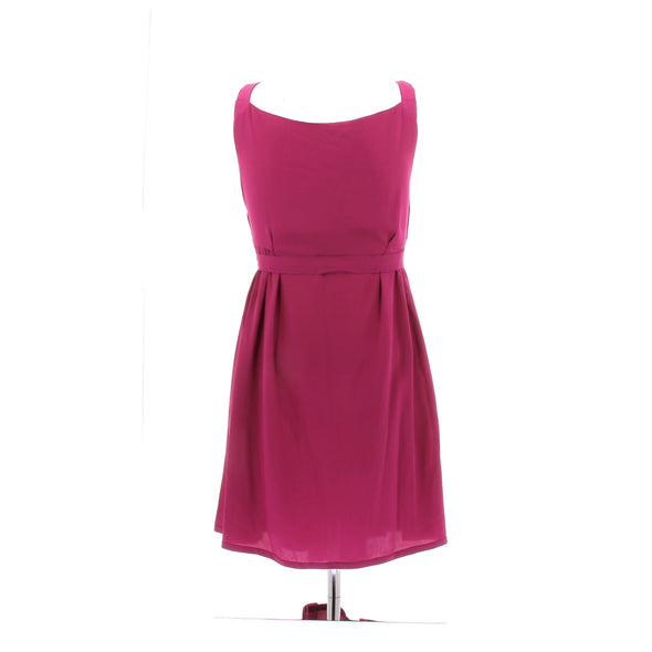 Robe en soie rose