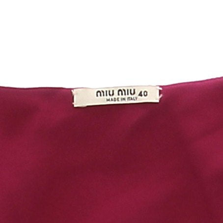 Robe en soie rose