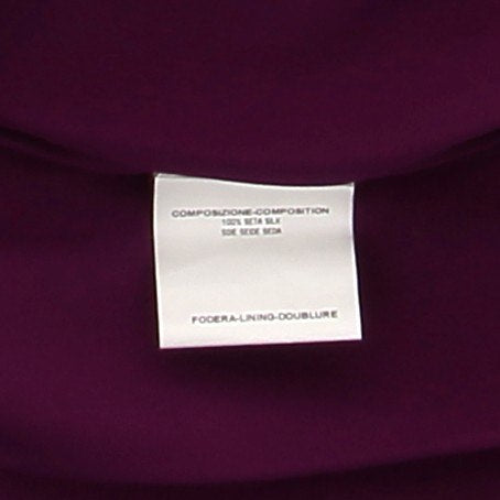 Robe en soie violette